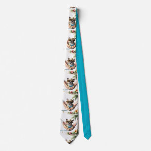 French Bulldog Palm Beach French Bulldog Neck Tie