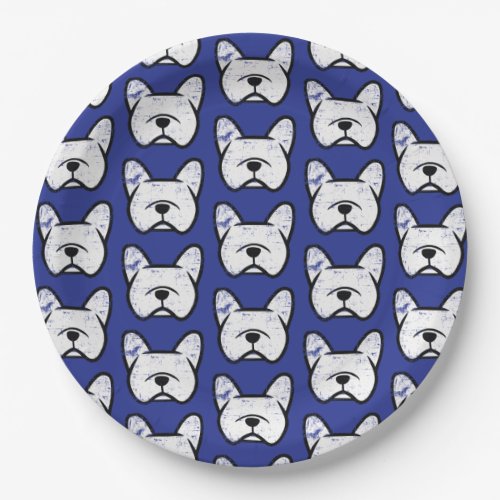 French Bulldog Paper Plates