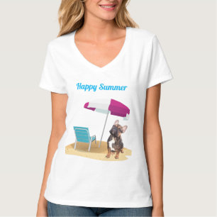 French Bulldog Parasol French Bulldog T-Shirt