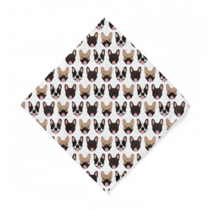 French Bulldog Pattern Bandana