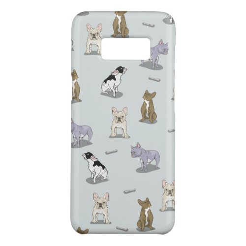 French bulldog pattern Case_Mate samsung galaxy s8 case