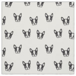 French Bulldog pattern fabric