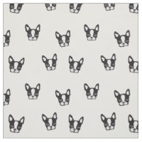 French Bulldog pattern fabric