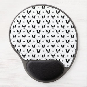 French bulldog pattern gel mouse pad