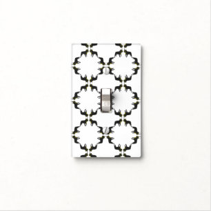French Bulldog pattern Light Switch Cover
