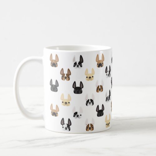 French Bulldog Pattern Mug