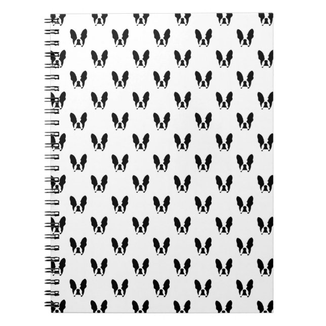 French bulldog pattern notebook (Front)