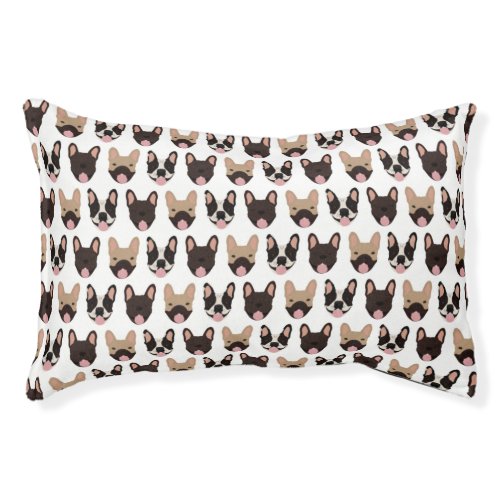 French Bulldog Pattern Pet Bed