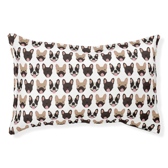 French Bulldog Pattern Pet Bed (Front)