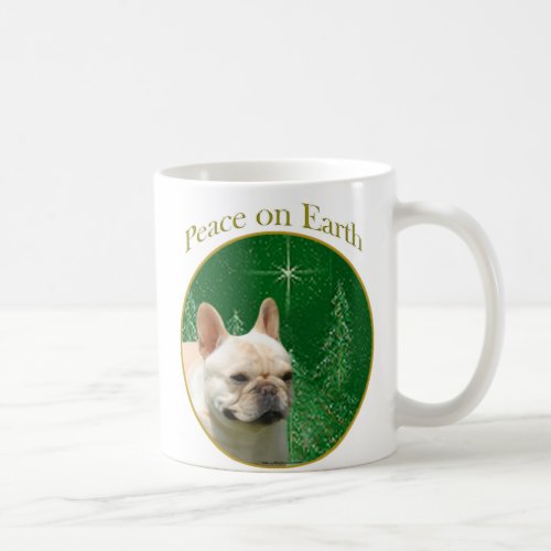 French Bulldog Peace Coffee Mug