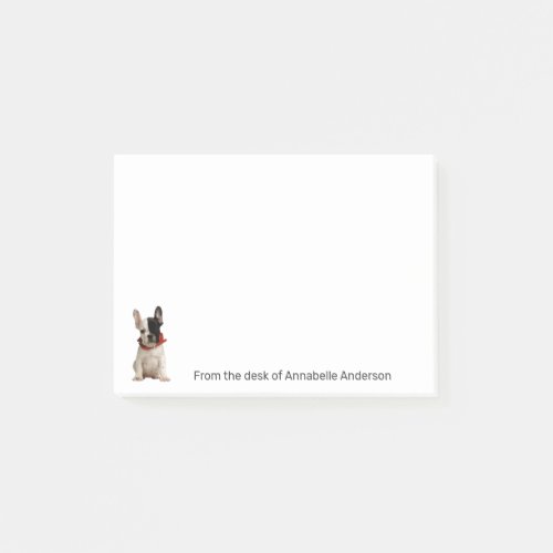 French Bulldog Personalize  Post_it Notes