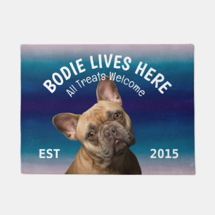 French Bulldog Personalized Dog Lover Doormat