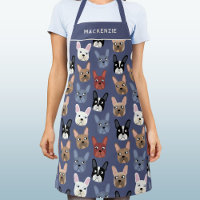 French Bulldog Personalized Dusty Blue Dog