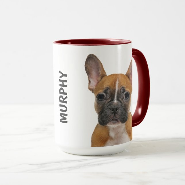 French Bulldog Personalized  Mug (Front Right)