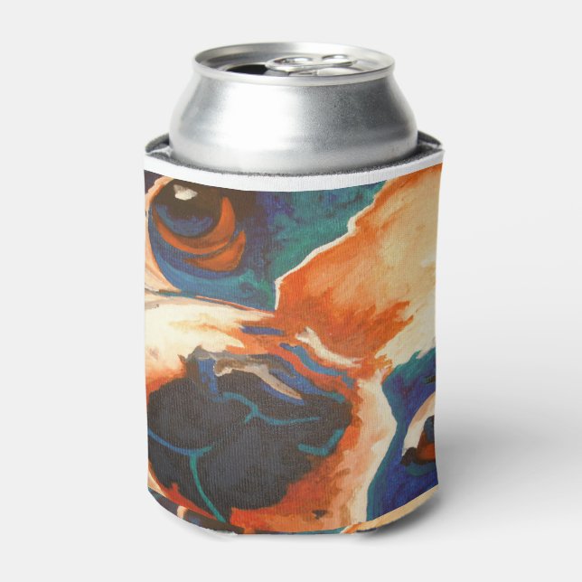 French Bulldog Pet Portrait Can Cooler (Can Front)