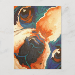 French Bulldog Pet Portrait Postcard