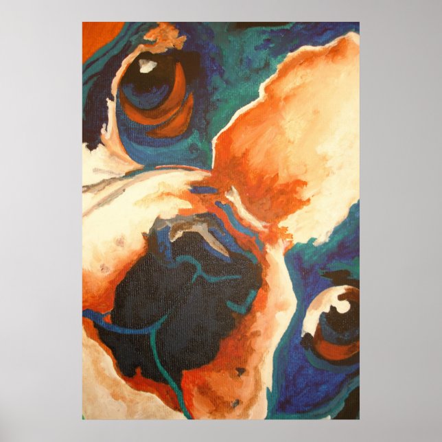 French Bulldog Pet Portrait Poster (Front)