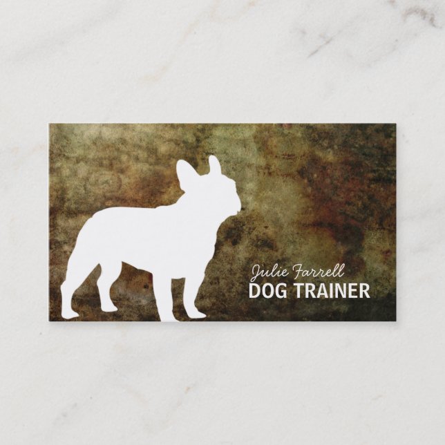 French Bulldog Pet Realated Business Card (Front)