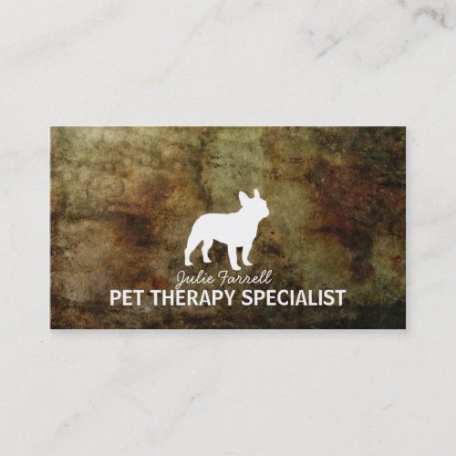 French Bulldog Pet Realated Business Card