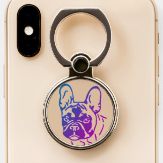 French Bulldog Phone Ring Stand