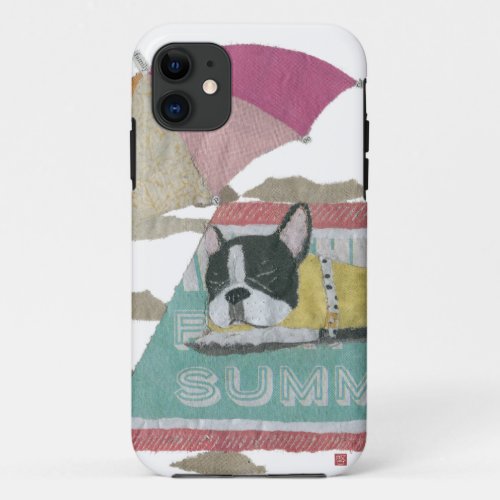 French Bulldog Pied Frenchie Colorful Pop Case_ iPhone 11 Case