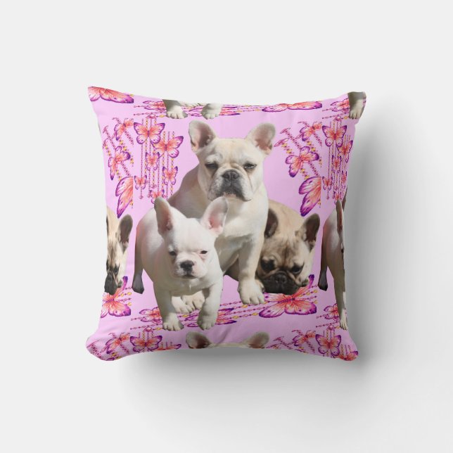 French Bulldog Pillow (Front)