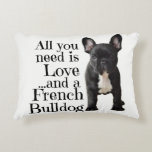 French Bulldog Pillow - Love at Zazzle