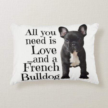 French Bulldog Pillow - Love