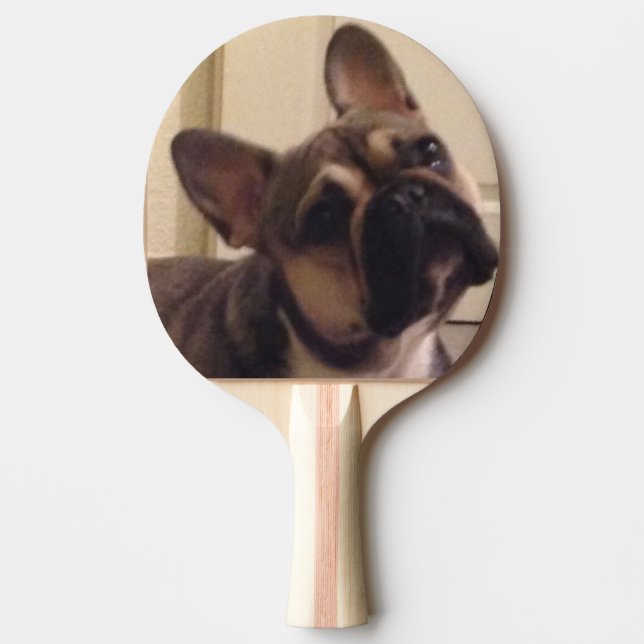 French Bulldog Ping Pong Paddle (Front)