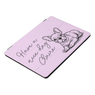 French bulldog PINK iPad Smart Cover