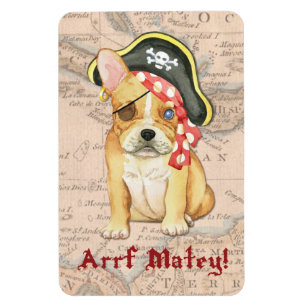 French Bulldog Pirate Magnet