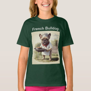 French Bulldog Pizza Father's Day T-Shirt