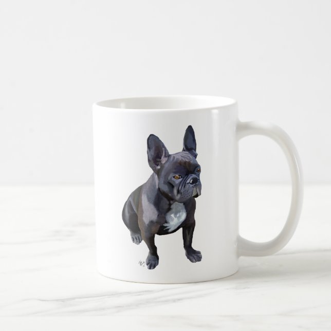 French Bulldog Plain Coffee Mug (Right)