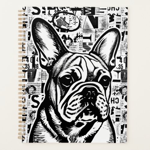 French Bulldog Planner Book