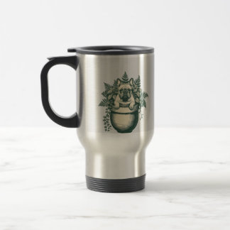 French Bulldog Plant Lover Gift Travel Mug