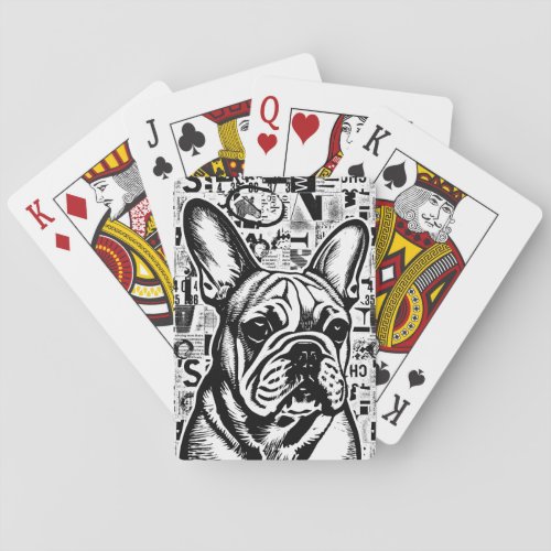 French Bulldog Playing Cards