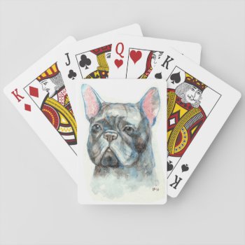 French Bulldog Playing Cards by Goodmooddesign at Zazzle