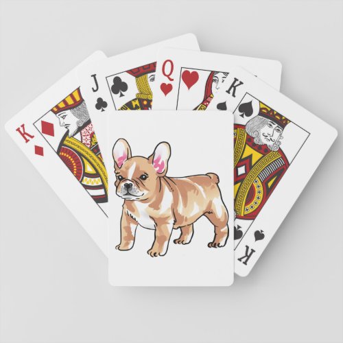 French Bulldog Playing Cards