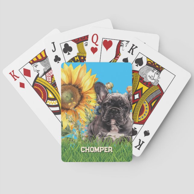 French Bulldog  Poker Cards (Back)