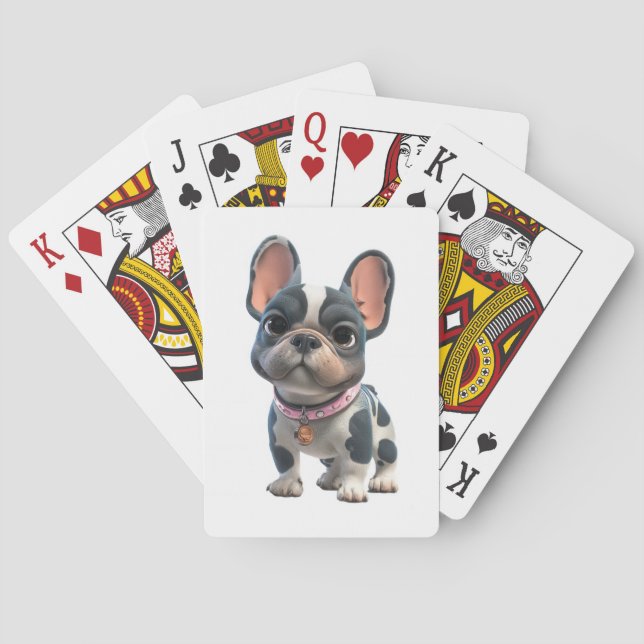 French Bulldog  Poker Cards (Back)