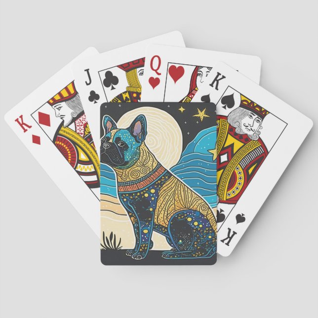 French Bulldog  Poker Cards (Back)