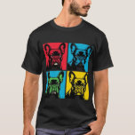 French Bulldog Pop Art  T-Shirt