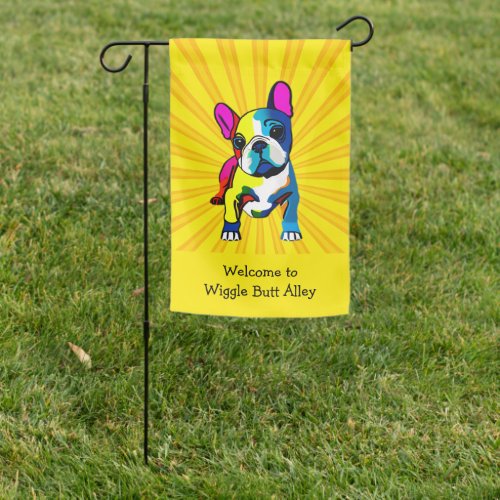 French Bulldog Pop Art Wall Art Garden Flag