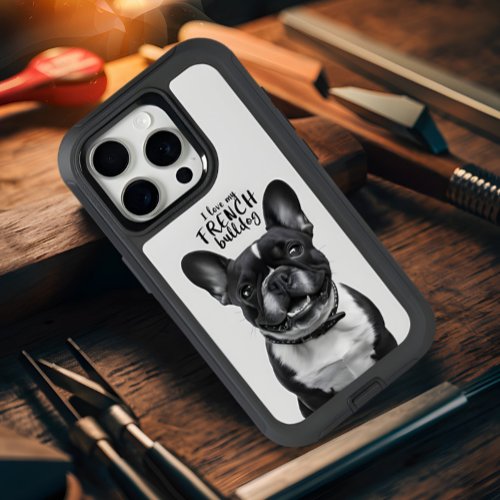 French Bulldog Portrait iPhone 15 Pro Case