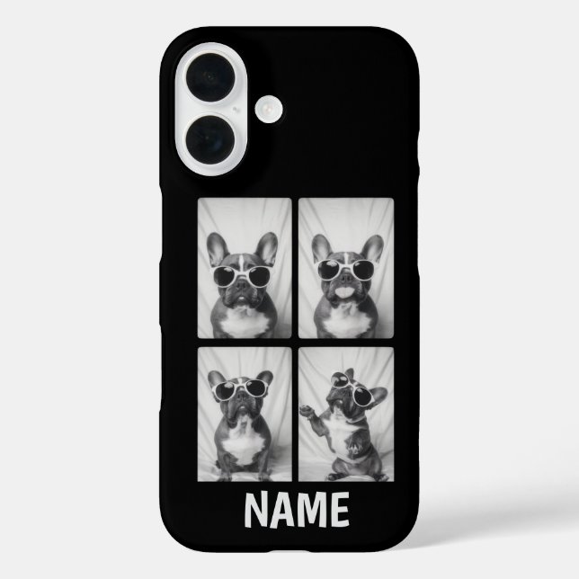 French Bulldog Portrait Personalized Phone Case (Back)