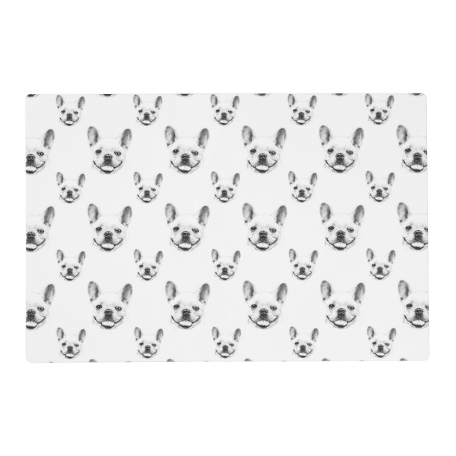 French Bulldog Portrait Placemat (Front)