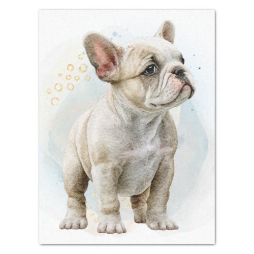 French Bulldog Portrait Tissue Paper