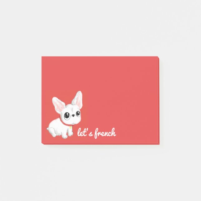 French Bulldog Post-it notes (Front)