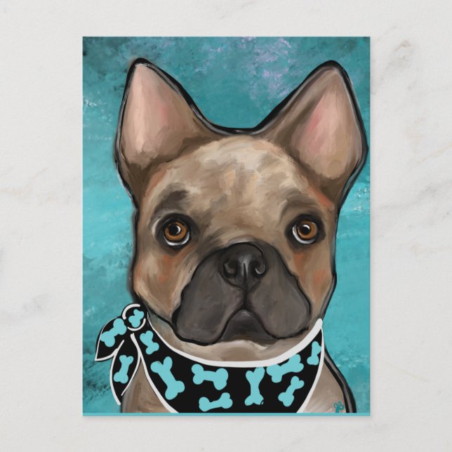 FRENCH BULLDOG         POSTCARD (Front)