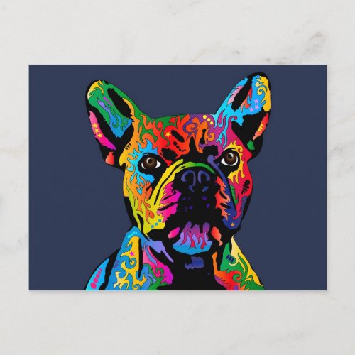 French Bulldog Postcard